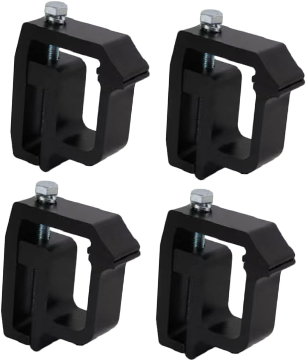 ABOOFAN 4Pcs Heavy Duty Truck Cap Mounting Clamps Camper Shell Clamps for Rv and Truck Roof Cover Secure and Rust-Resistant Fastening Accessories for Camping and Offroad Use image number 1
