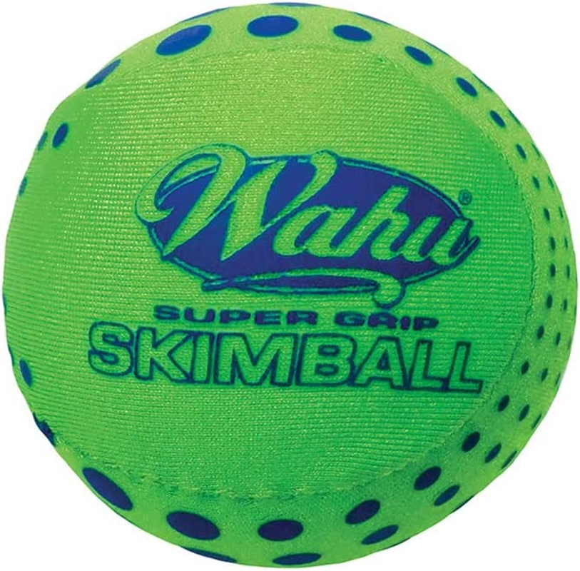 Wahu Super Grip Skimball &ndash; Water Skipping Balls for Beach, Pool & Lake &ndash; Waterproof Neoprene, Skips over 150Ft, 6Cm Diameter &ndash; Outdoor Toy for Kids & Families Ages 6+ - 2 Pack image number 3