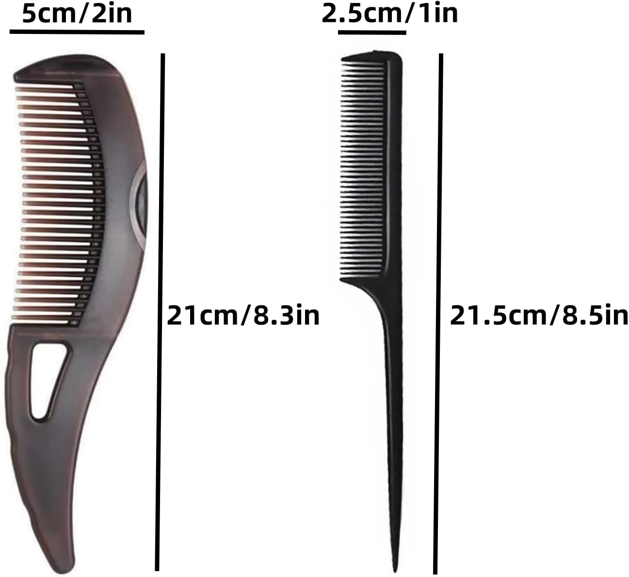 LIANRISES Dandruff Comb, Scalp Sweep Comb for Dandruff Remover, Scalp Cleaning Comb for Women and Men, Hollow Design, anti Static, Clean Hair Press Comb with Tail Comb image number 4