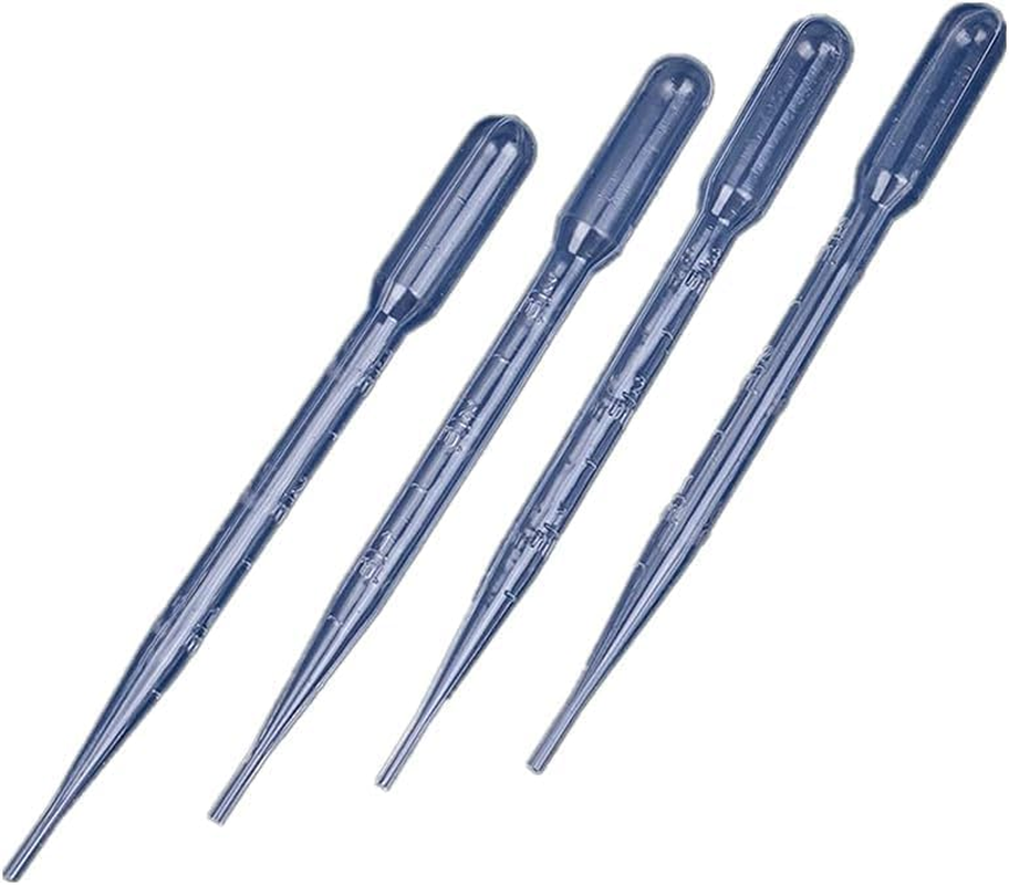 4PCS 3Ml Painting Accessory Transfer Makeup Pipettes Dropper Reusable Plastic Laboratory Tools Graduated Polyethylene Practical and Clever