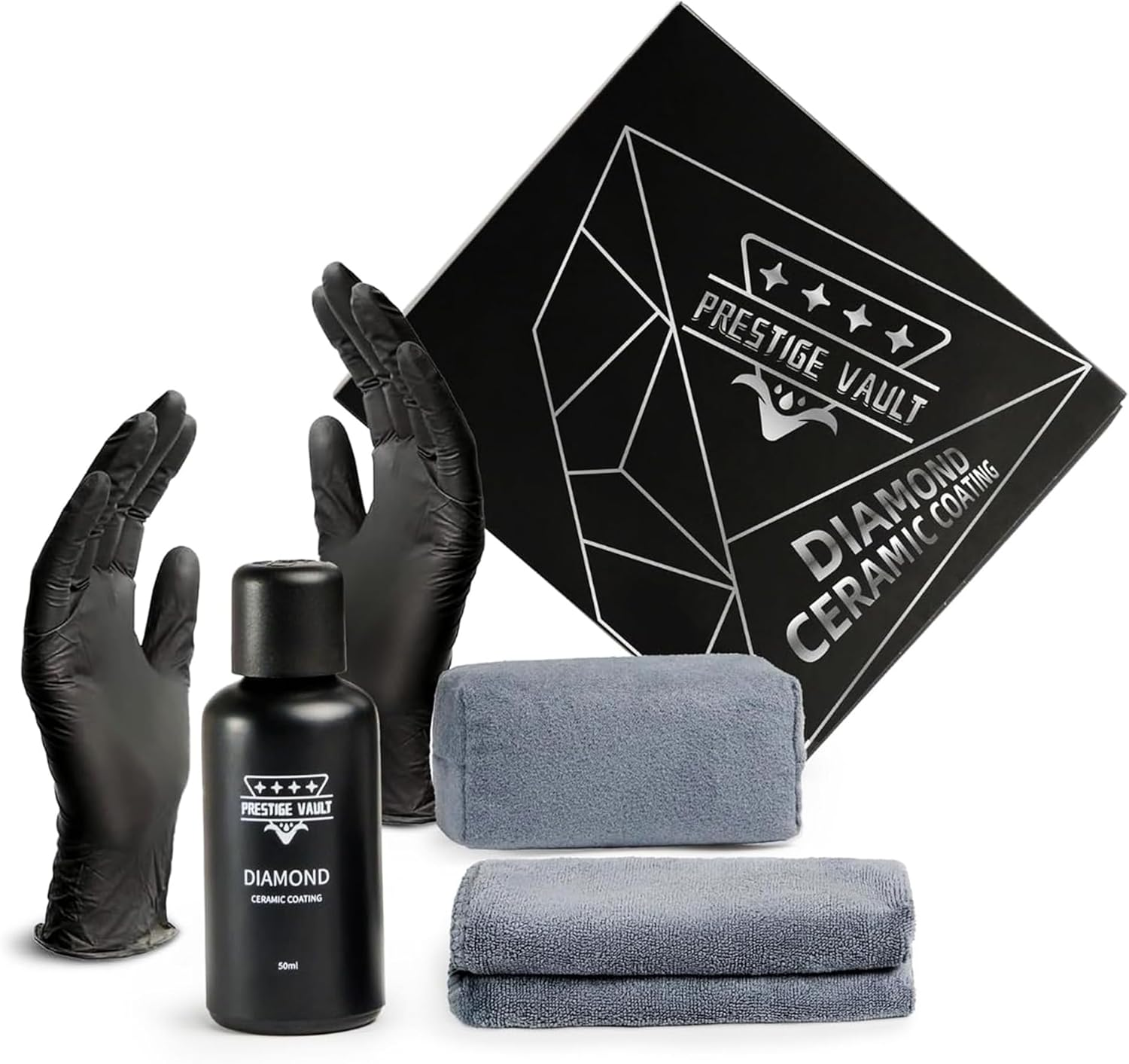 Prestige Vault Diamond Glaze Ceramic Coating &ndash; 50Ml Ultra-Gloss Paint Protection Kit with Applicator & Microfibre &ndash; Professional Grade, Hydrophobic Shield, Built for Australian Conditions image number 6