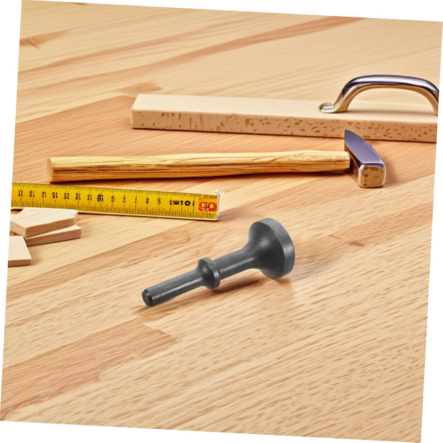 OSOLADY Air Hammer Pneumatic Chisel Bits Industrial Air Chisel Hammer Bits with Curved Surface Head for Automotive and Tire Repair Smoothing Tool image number 1