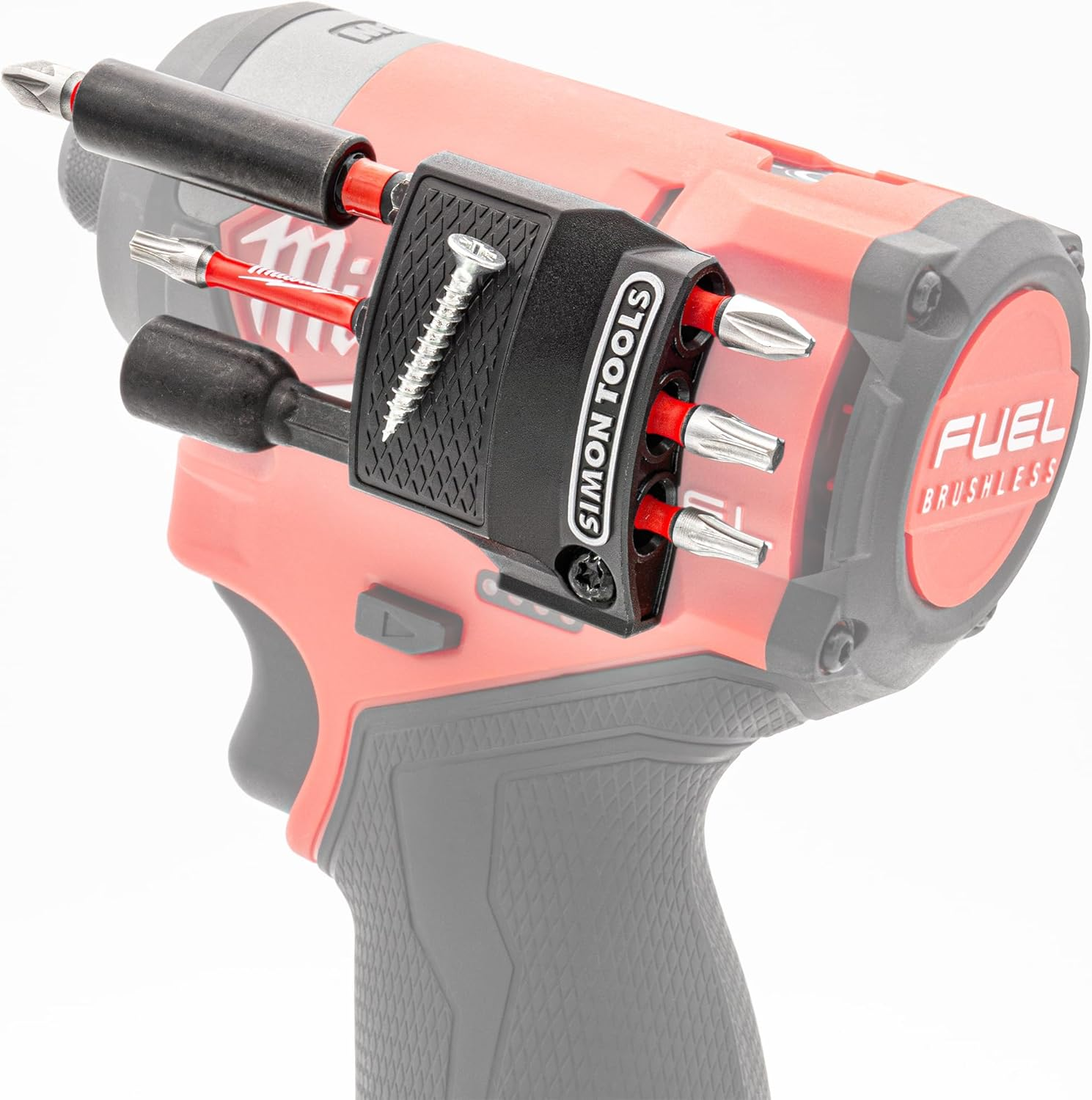 Simon Tools Magnetic Bit Holder for Milwaukee M12 Gen 2 Impact Driver & Drill - Milwaukee Bit Holder for M12