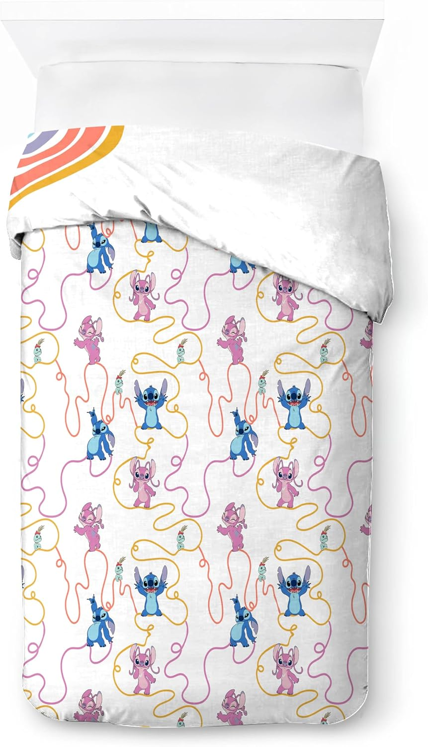 Jay Franco Disney Lilo & Stitch 100% Cotton Single Duvet Cover Set - Includes Pillowcase 80 X 80 Cm image number 3
