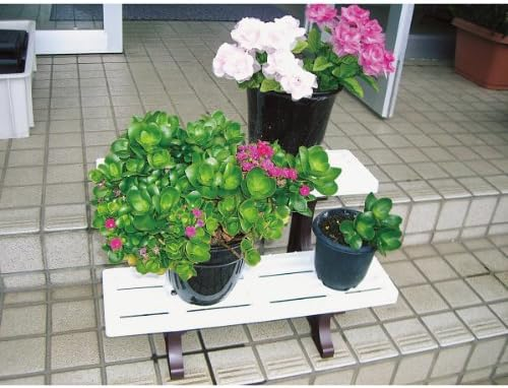 Gardening Supplies: Flower Stand, 2-Tier, Two-Tone