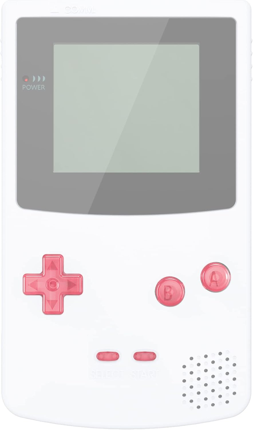 Extremerate Cherry Pink Replacement Full Set Buttons for Gameboy Color GBC - Handheld Game Console NOT Included image number 2