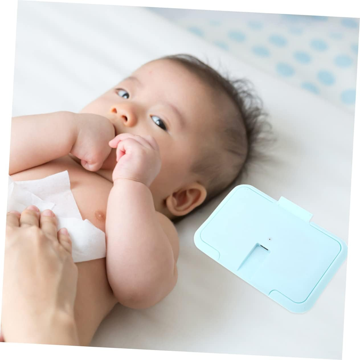 Totority 2Pcs Dry Wipes Warmer Portable Travel Tissue Heater Wet Tissue Heater for Home and Car Use Abs Material Safe and Convenient image number 4