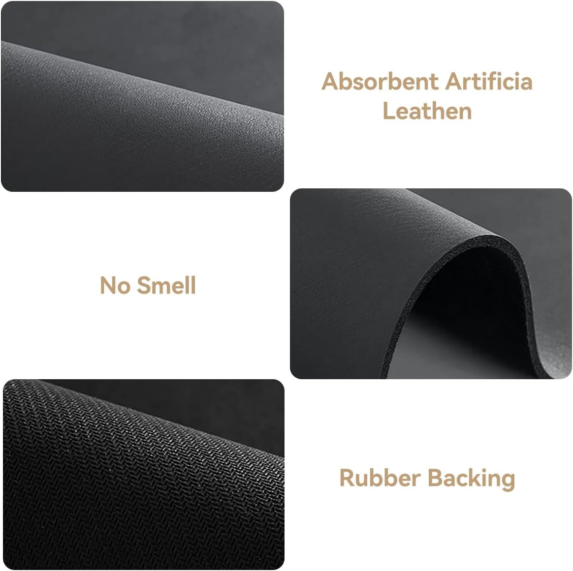 Proxima Direct 50 X 60CM Coffee Mat Hide Stain Rubber Backed Absorbent Dish Drying Mat Coffee Machine Mat Coffee Accessories for Kitchen Counter for Countertops Decor Service Spill Mat image number 6