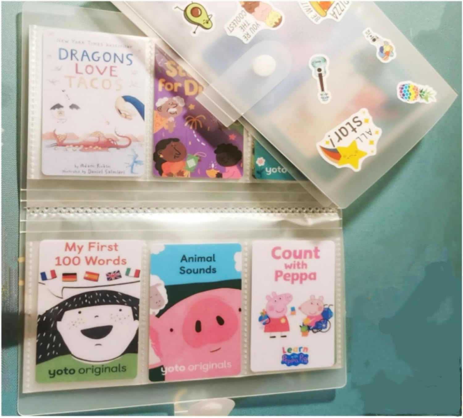 Luojinluoda Yoto Card Holder Box for Kids, Ultimate Card Keeper Holds 120 Yoto Mini Cards for Boys Girls with Durable Child-Friendly Construction image number 5