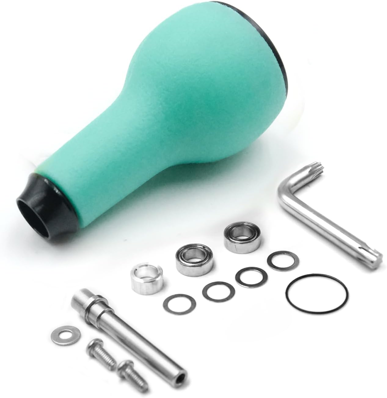 TPE Fishing Reel Handle Blue Power Knob - 27Mm (1.06 Inch) Compatible with Shimano Daiwa Spinning & Baitcasting Reels image number 5