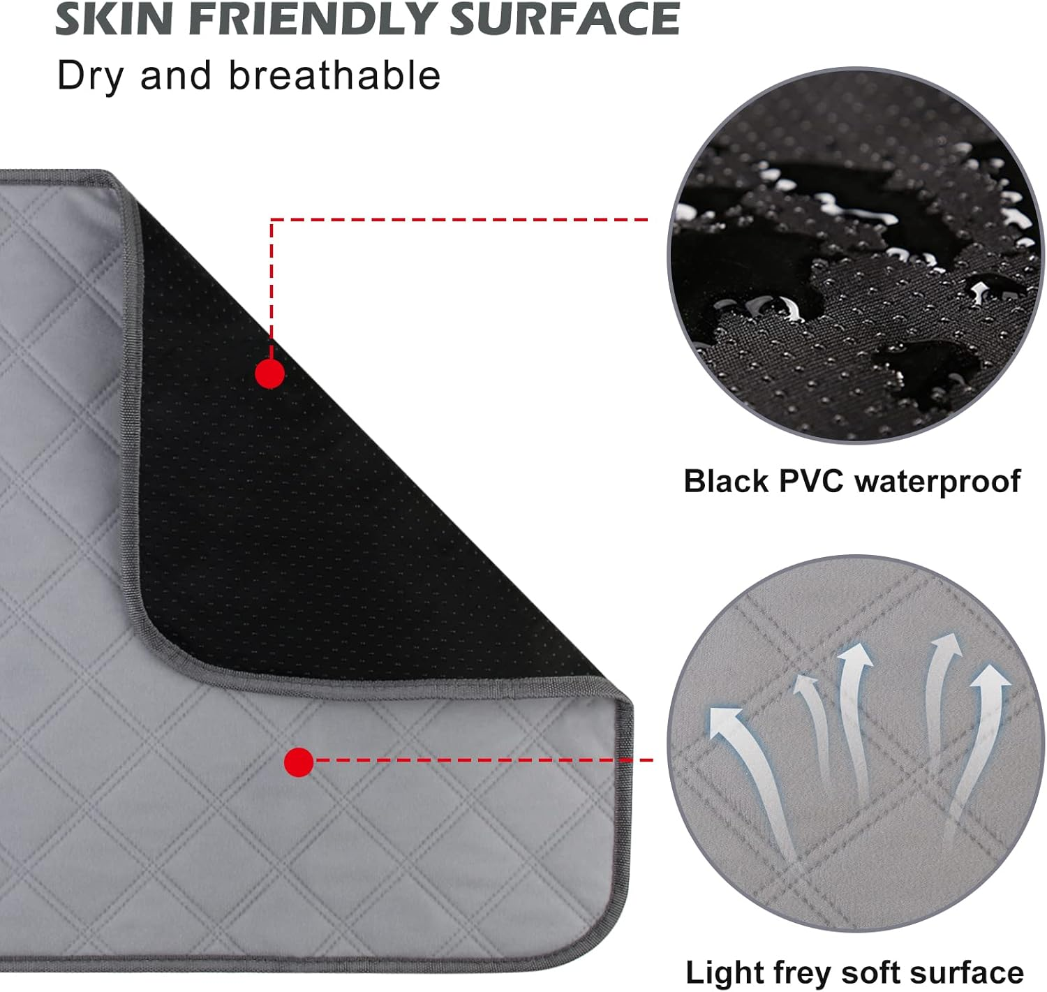 PIPI Pads for Guinea Pigs, Cage Inserts, Pads for Pets, Carpet for Guinea Pig Cage, Washable Small Animal Pee Pads, Super Absorbent PIPI Pad for Small Animals, Non-Slip image number 2