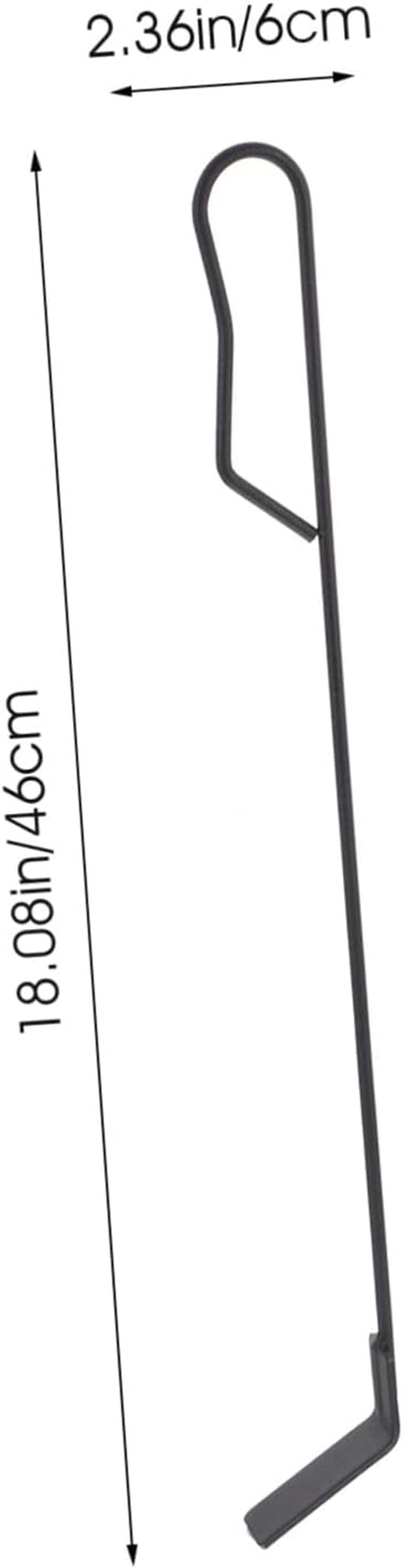 Totority Charcoal Ash Tool Coal Shovel Rake for BBQ Grill Stove Cleaning Lightweight Outdoor Home Multipurpose Scraper for Coal Soil Garbage Removal image number 2