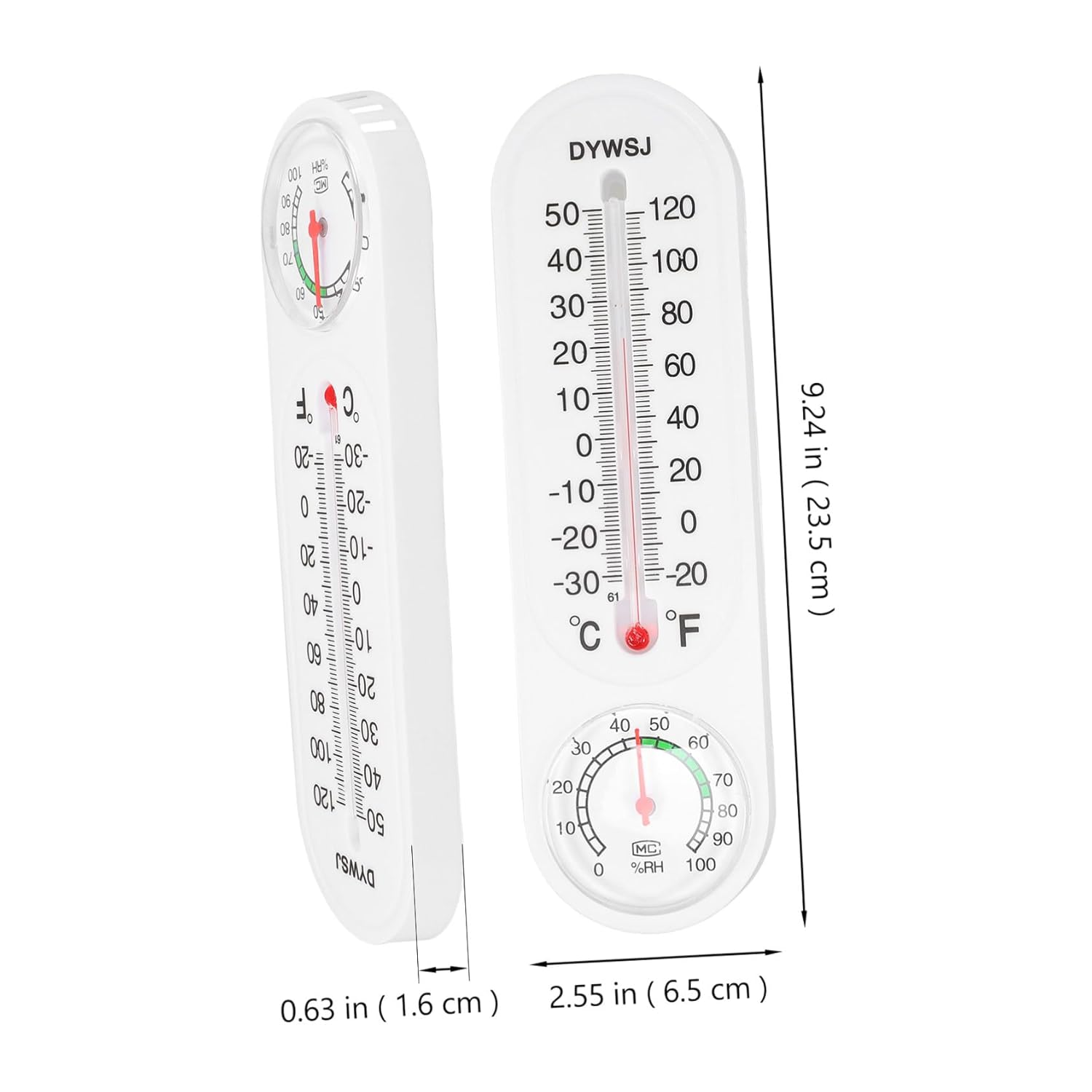 BESPORTBLE Accurate Indoor Temperature and Humidity Monitor for Home Use, White Digital Room Thermometer and Hygrometer High Precision Sensor for Monitoring Climate Levels image number 4