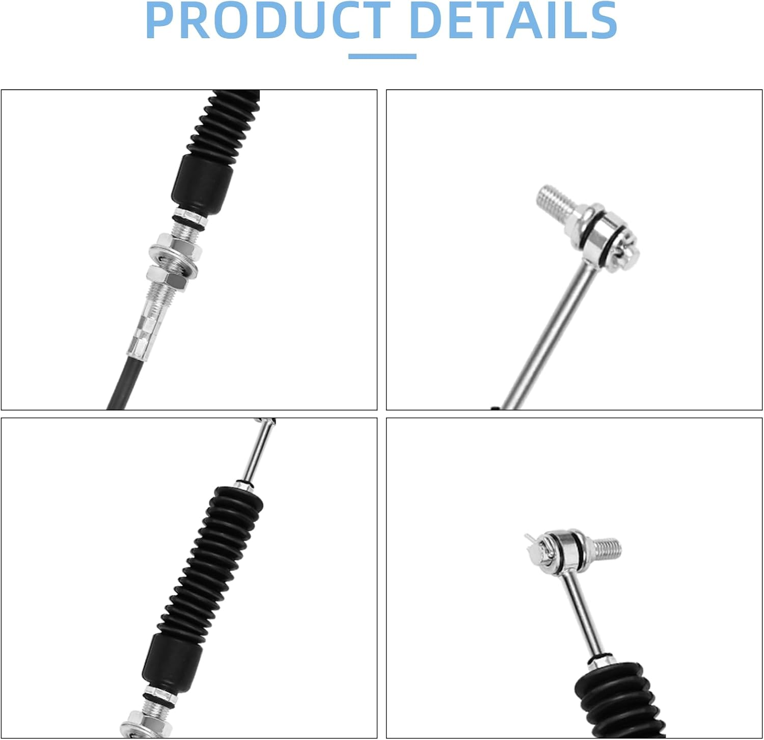 7082498 Shifter Cable Replacement for Polaris Ranger XP 1000 2019 2020 2021 2022 2023, 7082376 7082285 Gear Shift Cable Compatible with 2020 2021 2022 2023 Polaris Ranger 1000 image number 2