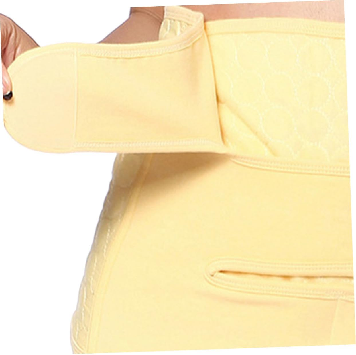 Postpartum Belly Wrap Band for Women XL Cotton Girdle Yellow Maternity Support for Cesarean Birth Comfortable and Breathable Design Easy to Use for Mothers image number 4