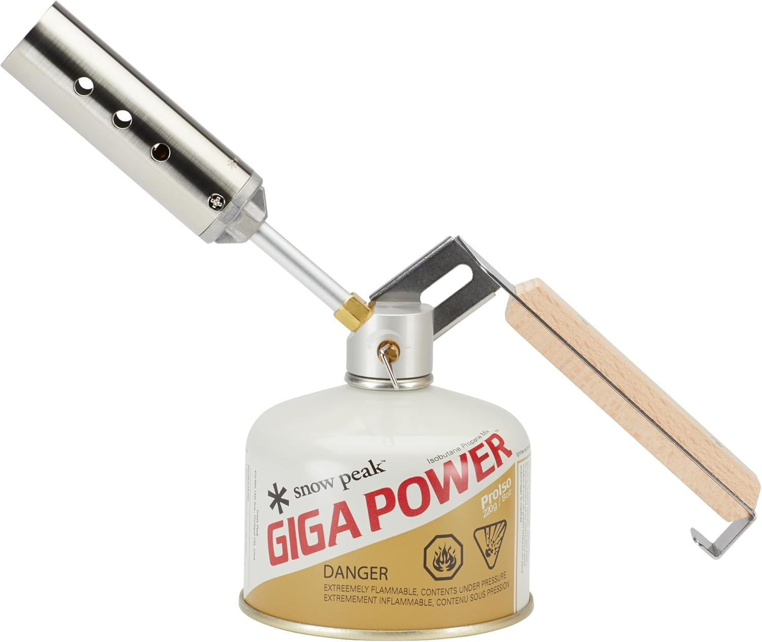 Snow Peak Gigapower Compact Folding Torch, Fire Starter, Campfire, BBQ Lighter, Lightweight