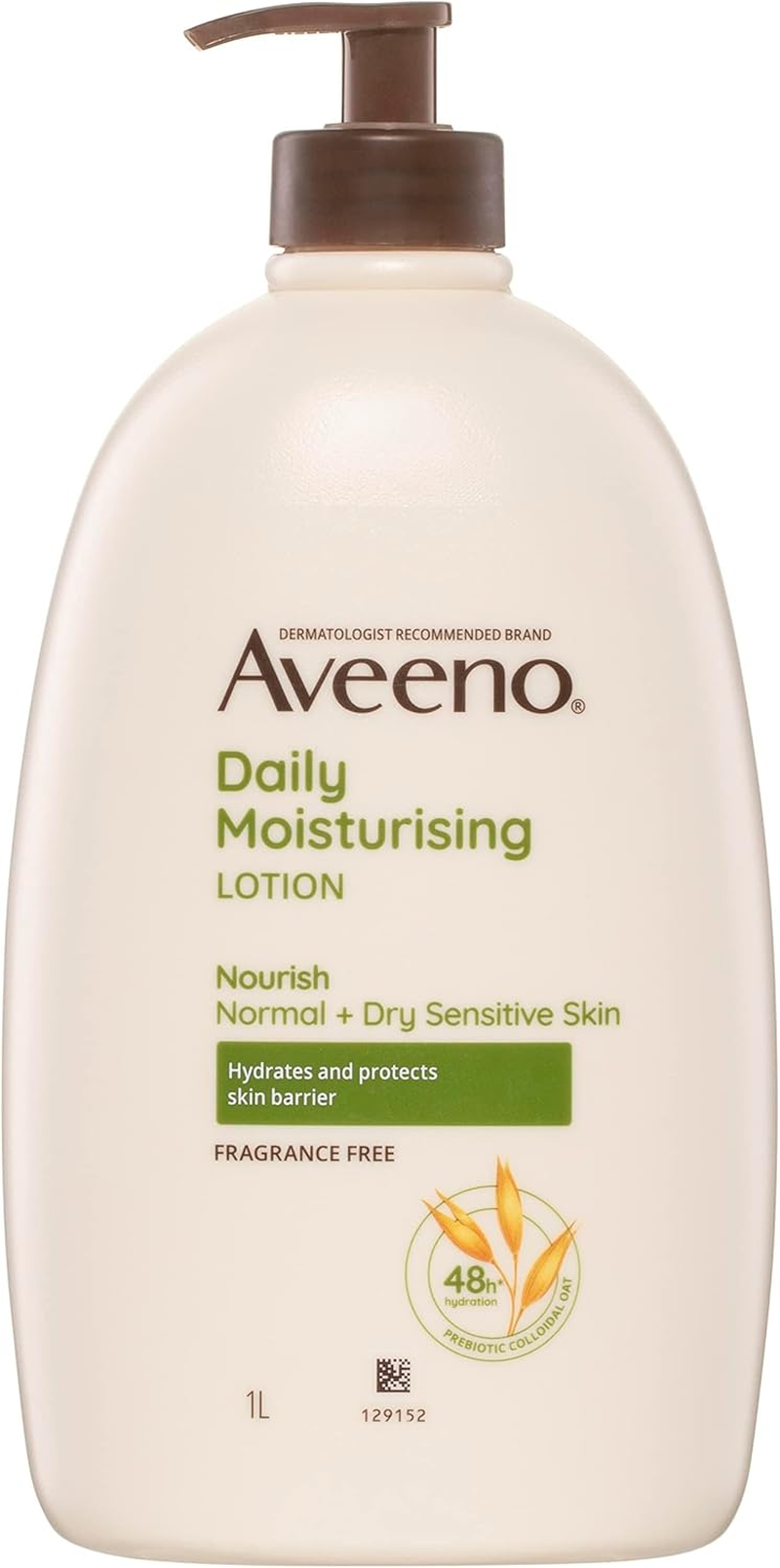 Aveeno Daily Moisturising Lotion and Body Wash 1L Bundle image number 2