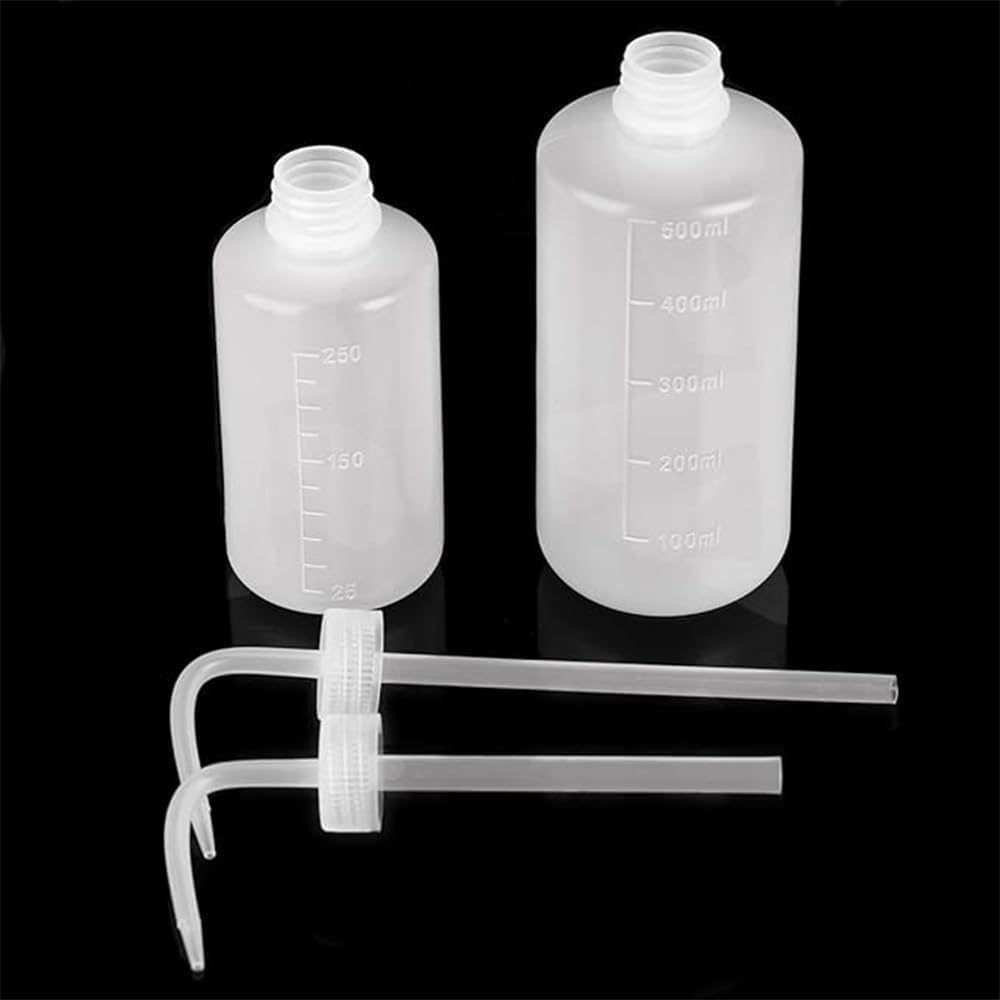 2 Pcs 250Ml/500Ml Safety Squeeze Washing Bottle, Succulent Watering Tools, Water Squirt Irrigation, Sprinkling Can, Plastic Wash Plant image number 4