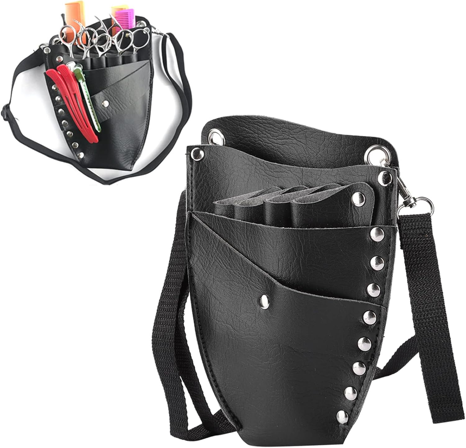 Kooingtech Hairdressing Tool Bag, Hairdresser Tool Bag, Scissor Bag, Hairdressing Salon, Scissors, Hair Clip, Comb Storage image number 2