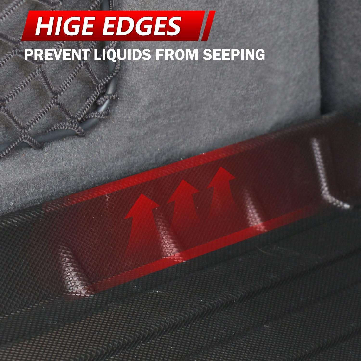 Marretoo Cargo Mats for Kia Carnival 8 Seats (2022-2025) - All-Weather TPE Black Trunk Liner, 2-In-1 Seat Backrest Mat (NOT for Hybrid)