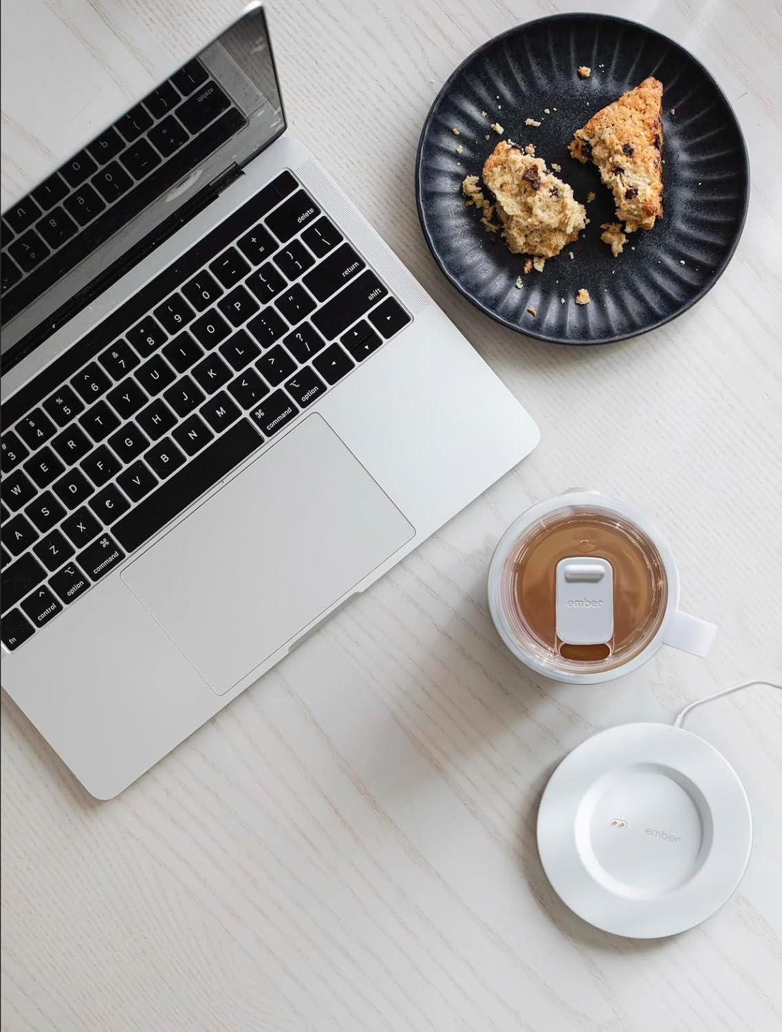 Ember Sliding Lid, Splash-Proof Mug Lid Compatible with First and Second Generation Mugs, 10 Oz image number 2