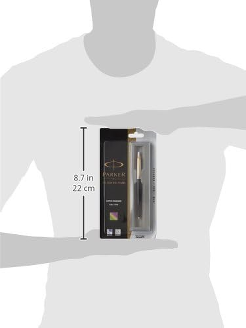 Parker Jotter 9000023185 Standard Ball Pen Gold Trim (Black) image number 6