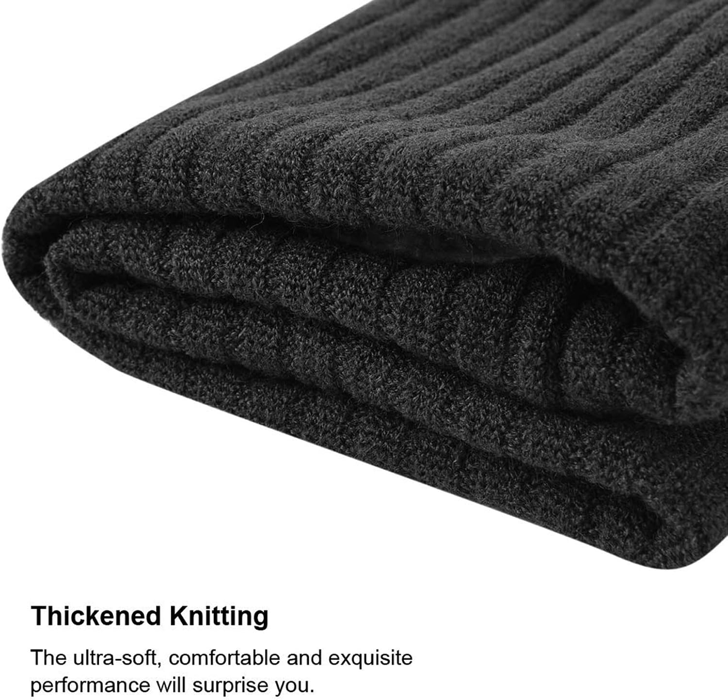 Winter Neck Warmer Gaiter Scarf Winter Outdoor Thermal Snood Fleece Tube Ski Neck Warmer Gaiter Beanie Hat for Mens Womens Cycling Outdoor Sports image number 3