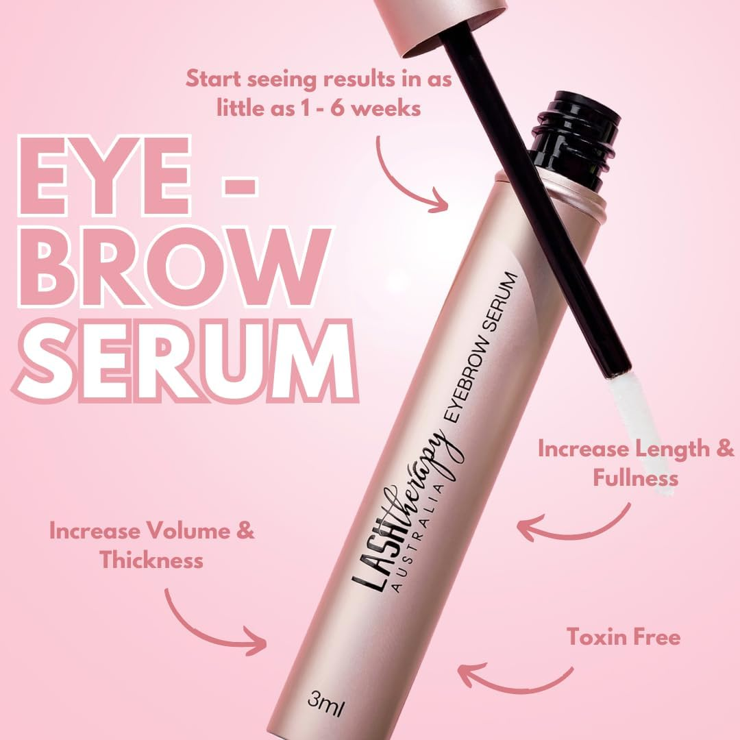 Lash Therapy Australia Eyebrow Growth Serum for Thicker, Fuller Brows (Not Eyelash Serum) image number 1