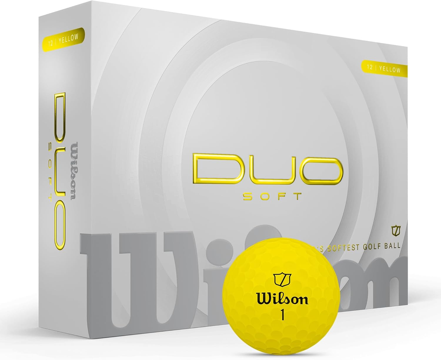 Wilson 2025 Duo Soft Golf Balls - White, 12 Balls image number 5