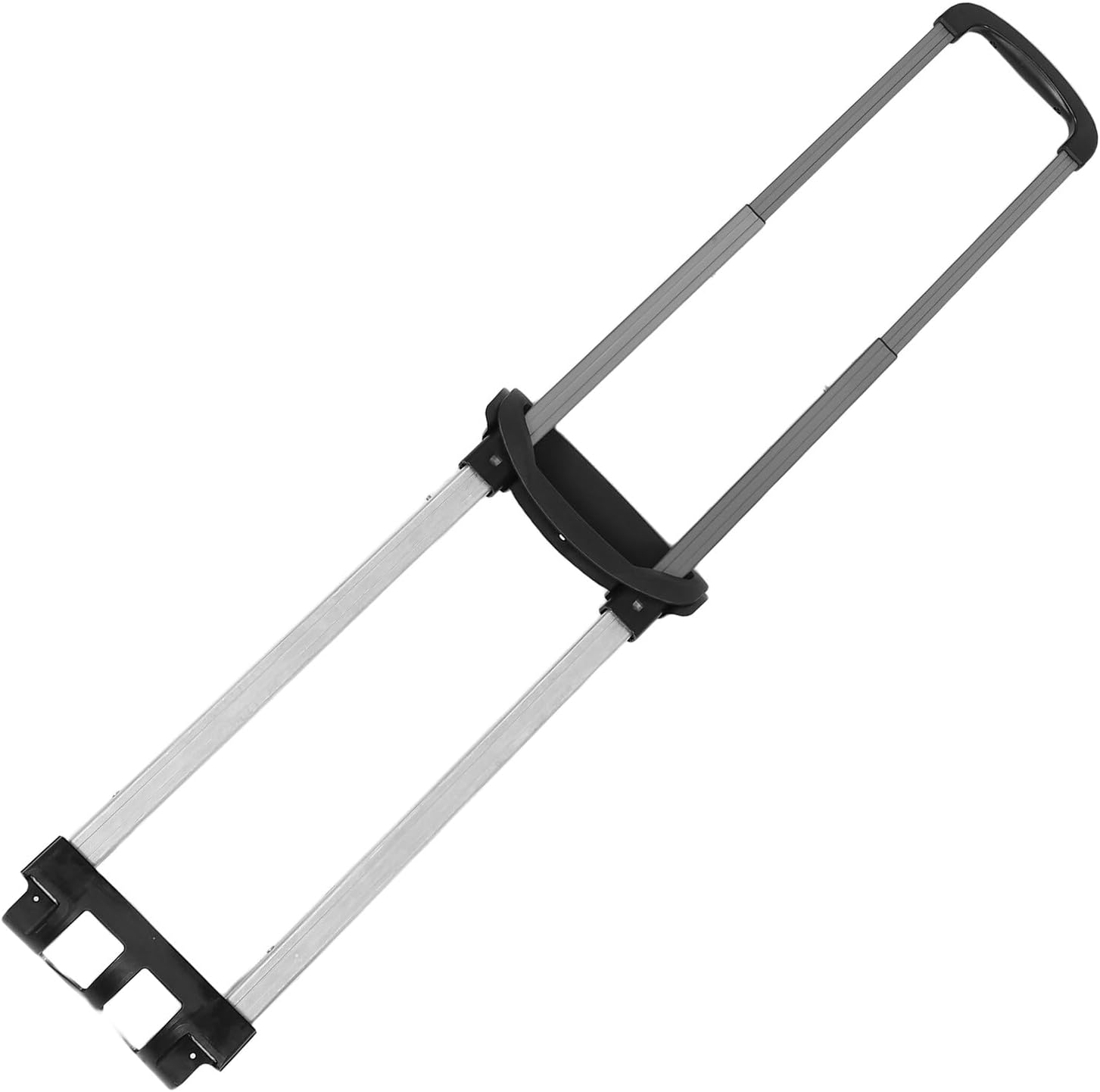 TEHAUX Aluminum Telescopic Luggage Handle Replacement, 3-Section 20-Inch Metal Pull Rod for Travel Suitcase, Portable Carry Handle Part Suitable for Trolley Bags image number 4