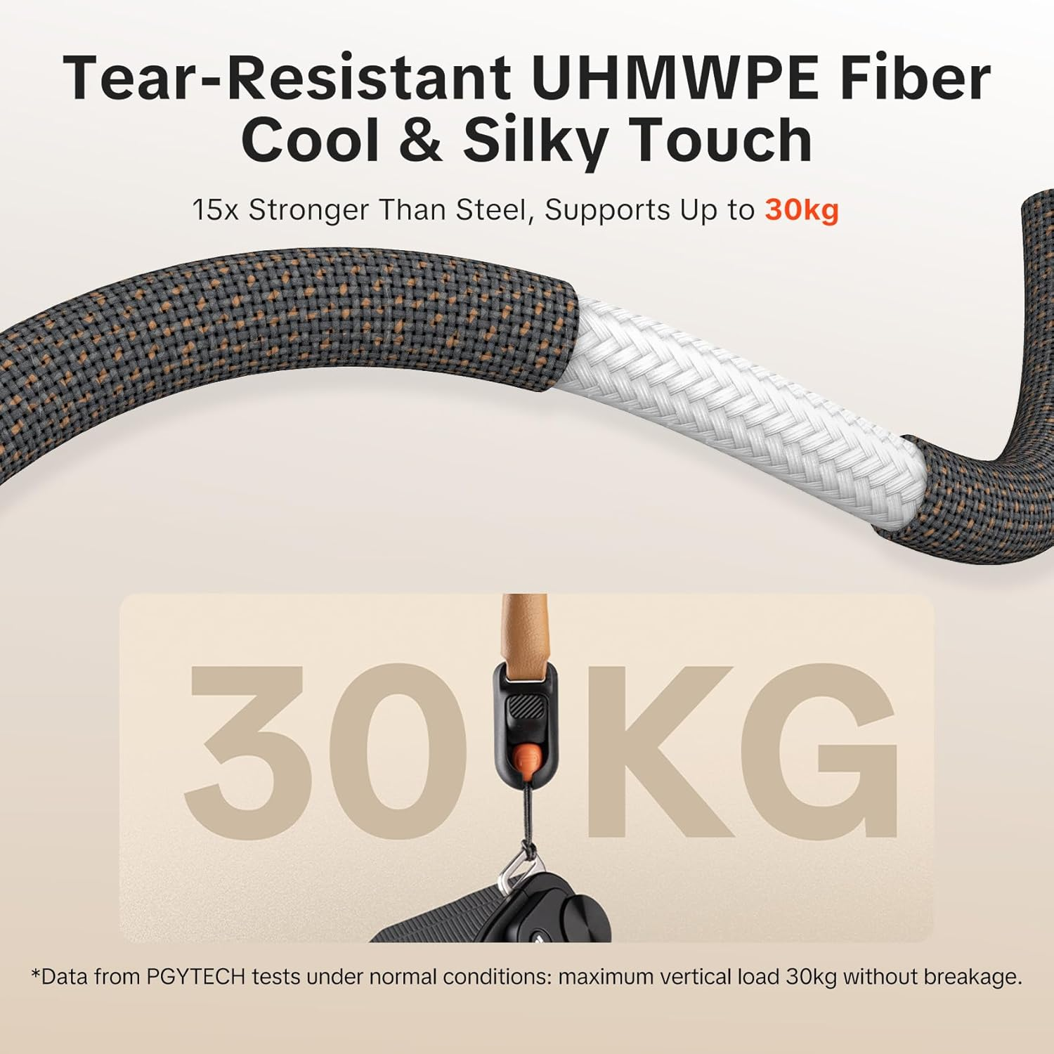 PGYTECH Camera Strap Slim for Mirrorless - Leather Harness Quick Release Adjustable Camera Neck Shoulder Strap for Compact Instant Camera and Smartphone (Trendy, Lilac Purple) image number 6