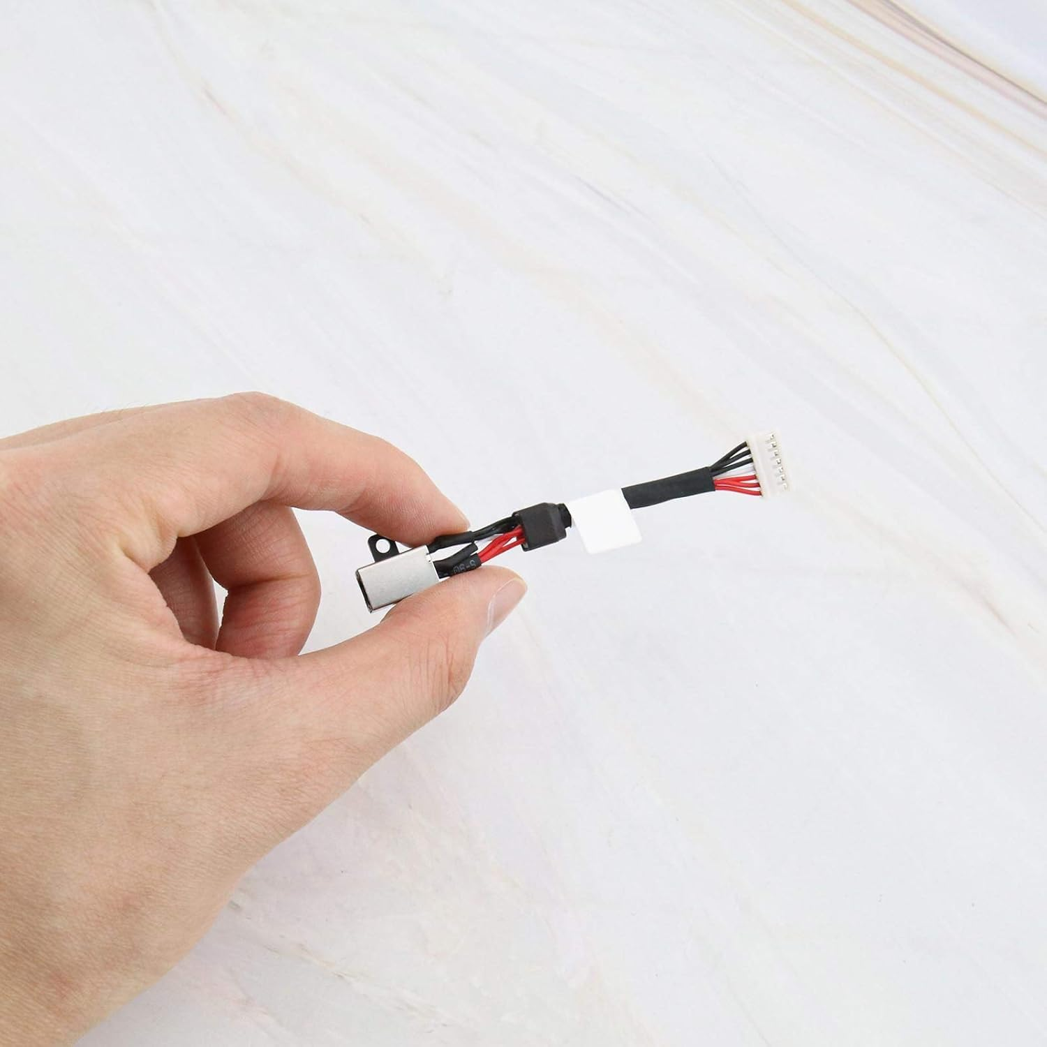 Emsea Notebook DC Power Interface Charging Port Jack Socket Connector Harness Wire Cable Compatible with Dell XPS 15 9550 9560 DC30100X300 P56F image number 3