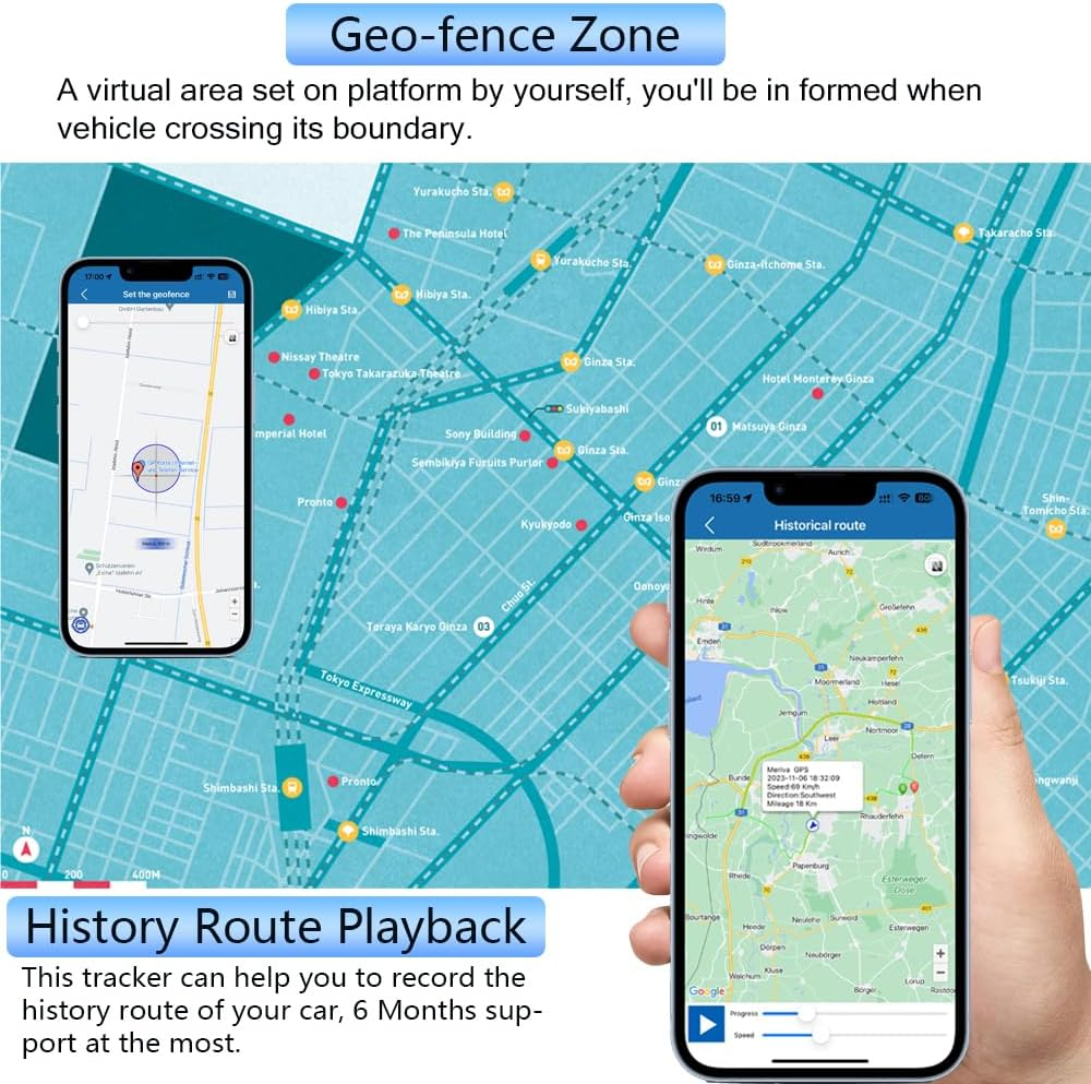 Winnes GPS Tracker for Vehicles 4G LTE Car Tracker Device Hidden up to 100 Days Long Battery Rastreador GPS Para Carros Strong Magnetic Tracker Device for Vehicles Fleet Trailer anti Theft TK905B image number 2