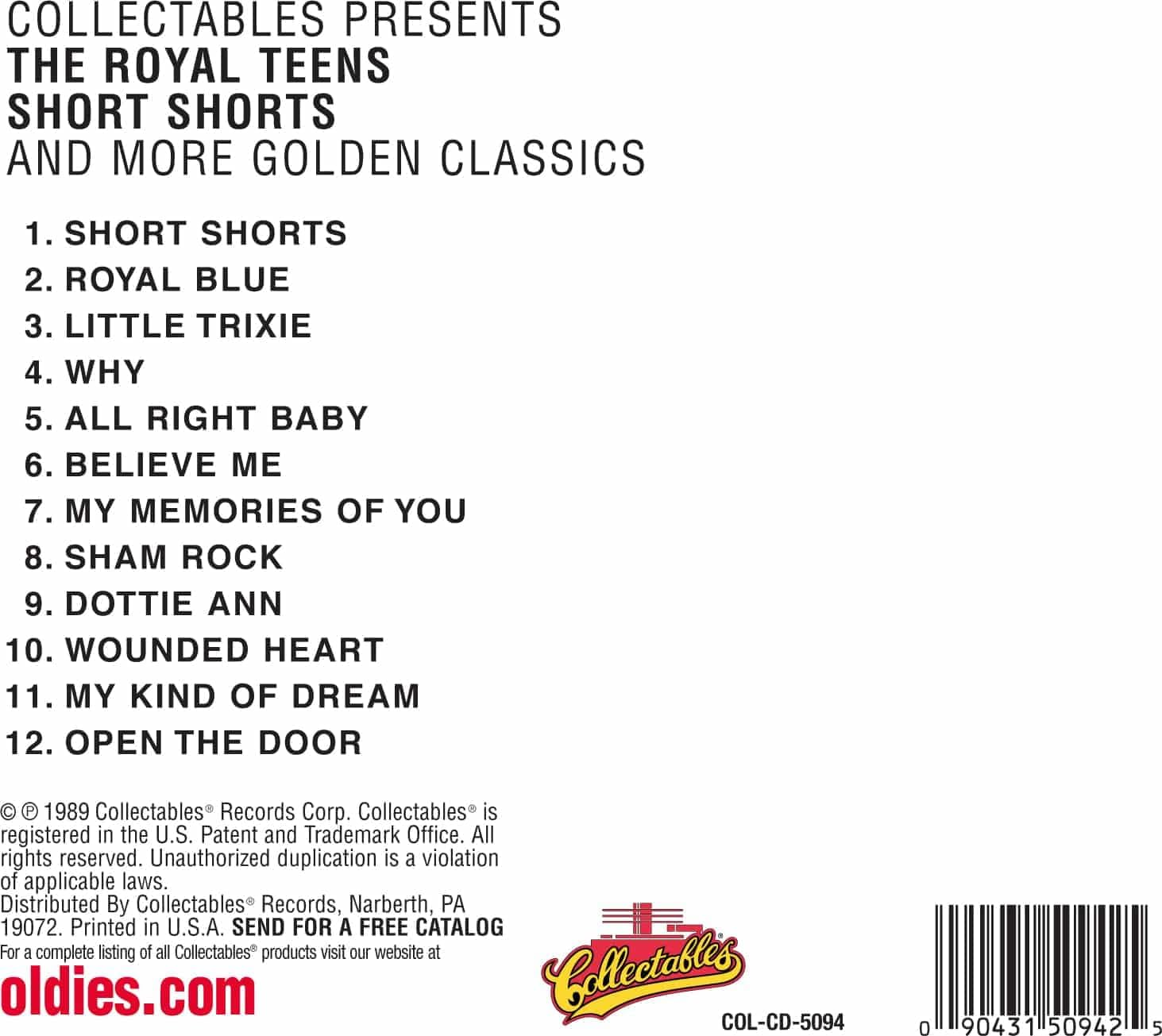 Short Shorts and More Golden Classics image number 1