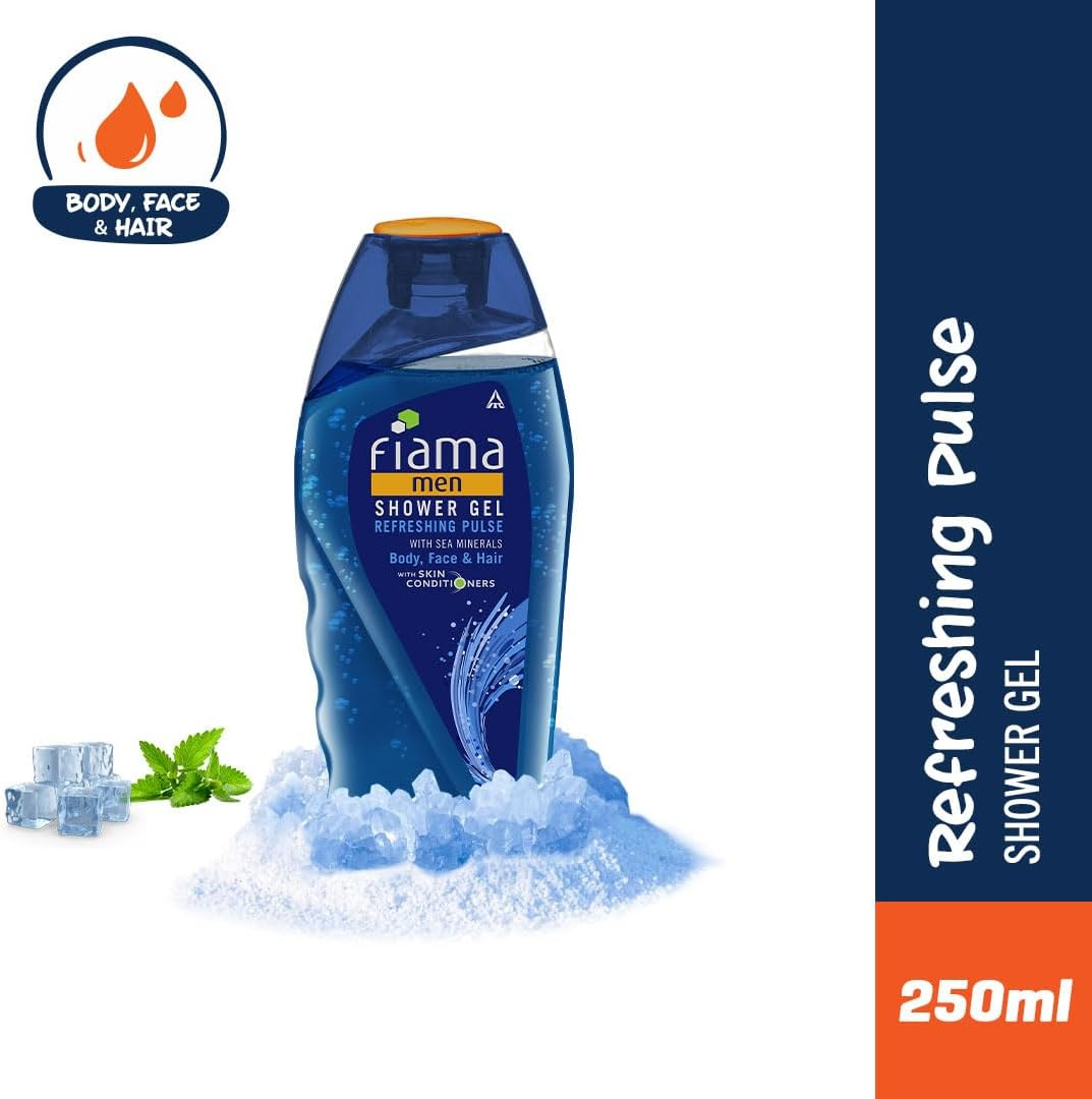 Fiama Di Wills Men Refreshing Pulse Shower Gel, 250Ml image number 3