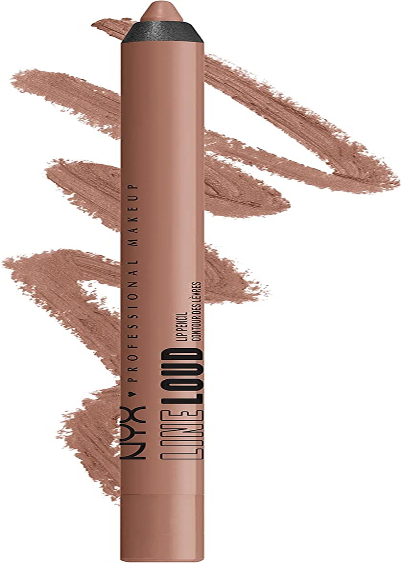 NYX Professional Makeup Lip Liner, Matte Finish, Kiss- and Colourfast as Well as Smudge-Proof, Long-Lasting, Line Loud, 17 Rebel Kind