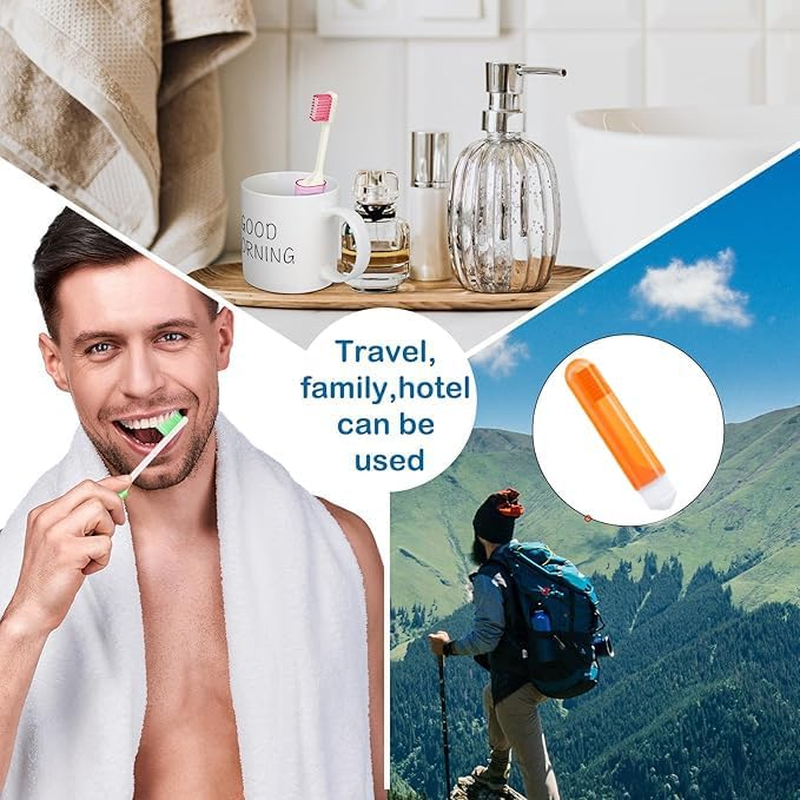 Travel Toothbrush, 10Pcs Mini Toothbrush, Travel Minis Products, Toothbrush with Toothbrush Box Soft Bristle Mini Toothbrush Set image number 2