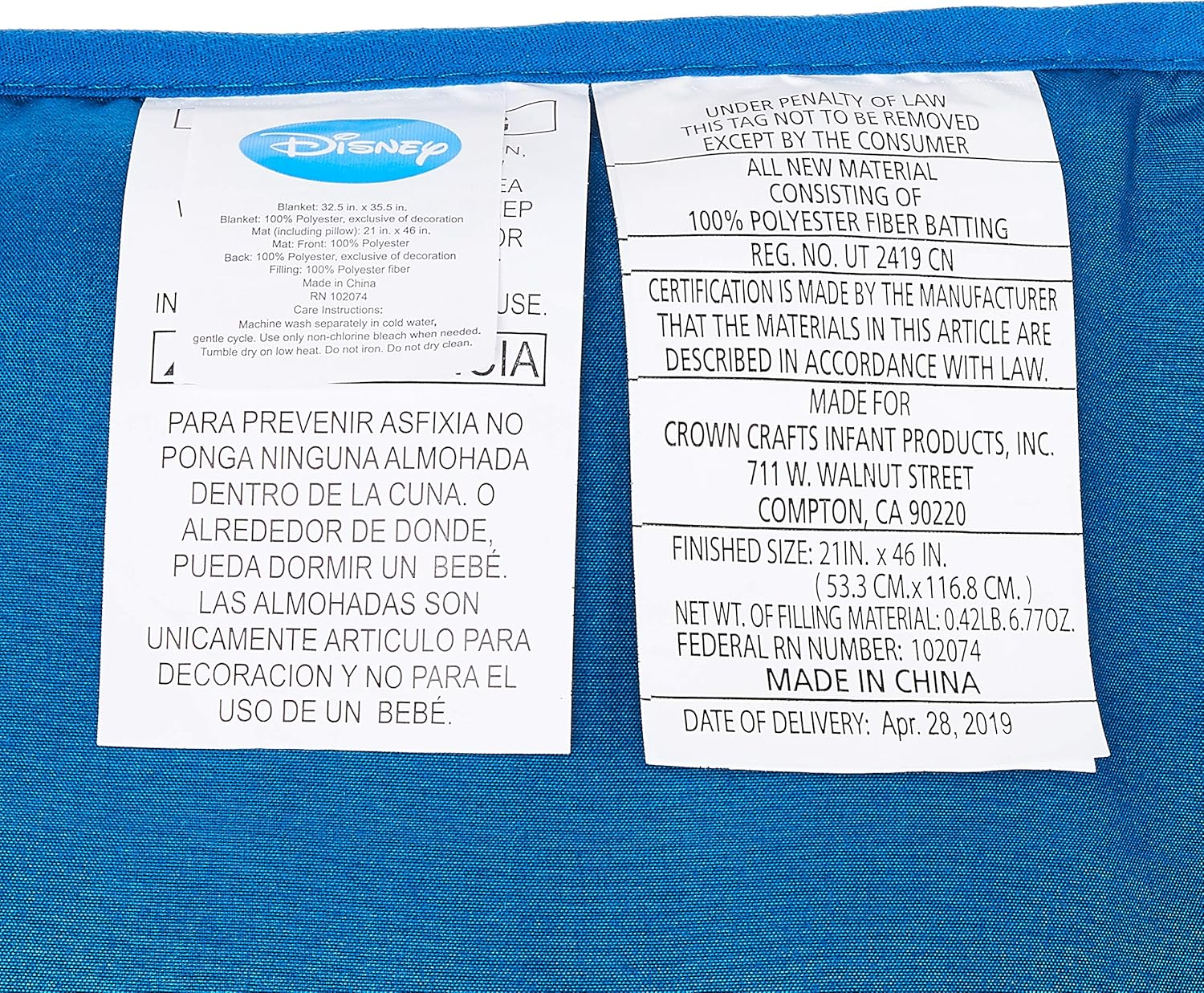 Disney Mickey'S Toddler Rolled Nap Mat, Flight Academy