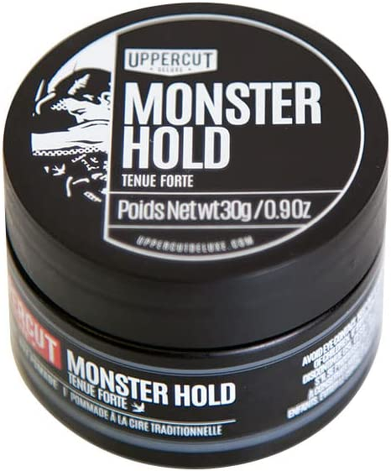 Uppercut Deluxe Monster Hold Pomade, Mens Pomade Medium Shine and Heavy Hold,Mens Hair Styling Product for All Styles for All Hair Types 30G image number 5