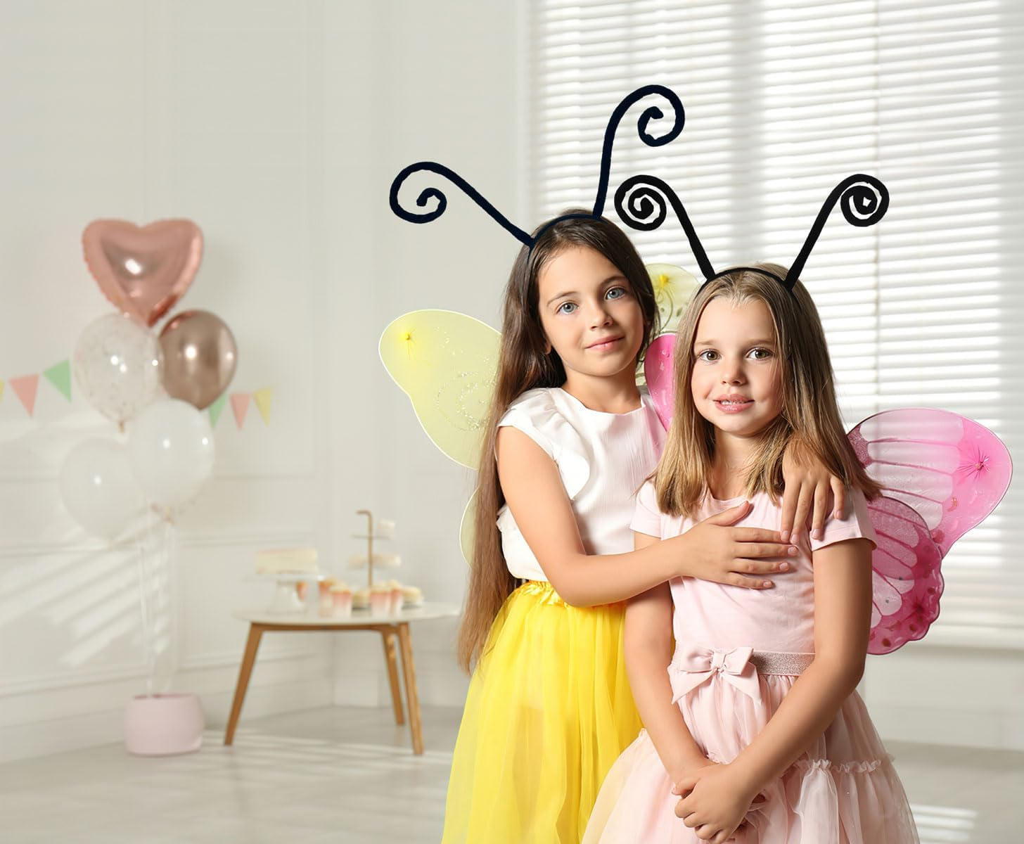 Butterfly Antenna Headband Ladybug Antenna Headpiece Moth Hairband for Halloween Costume Accessories Party image number 1