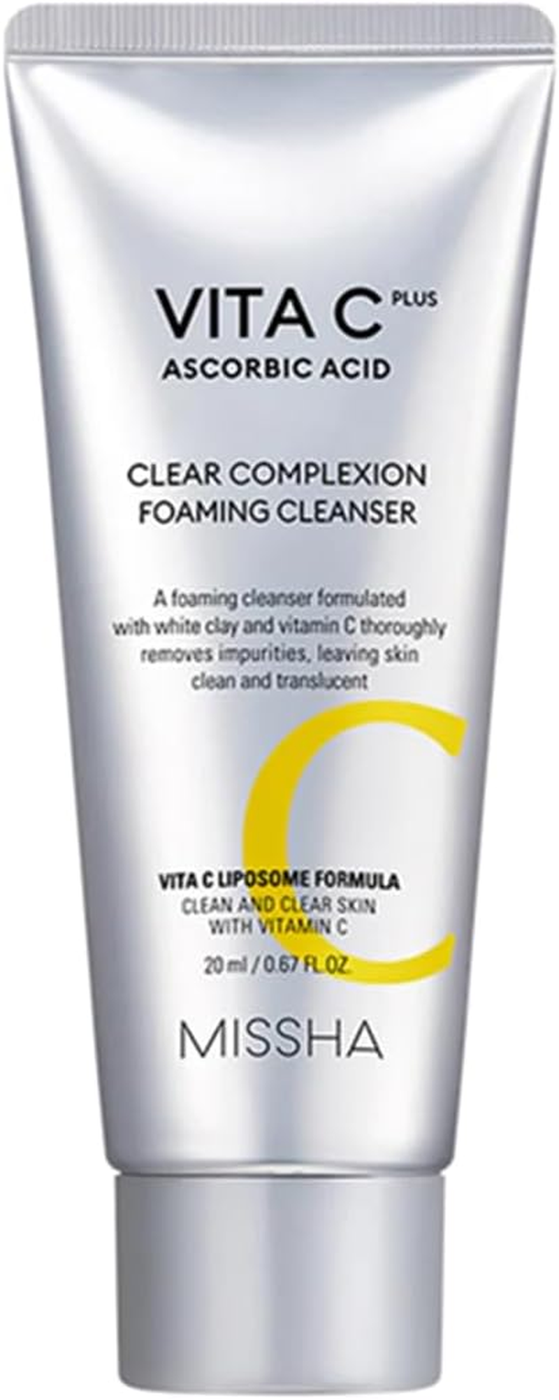 Missha Vita C plus Clear Complexion Foaming Cleanser 120 Ml image number 3