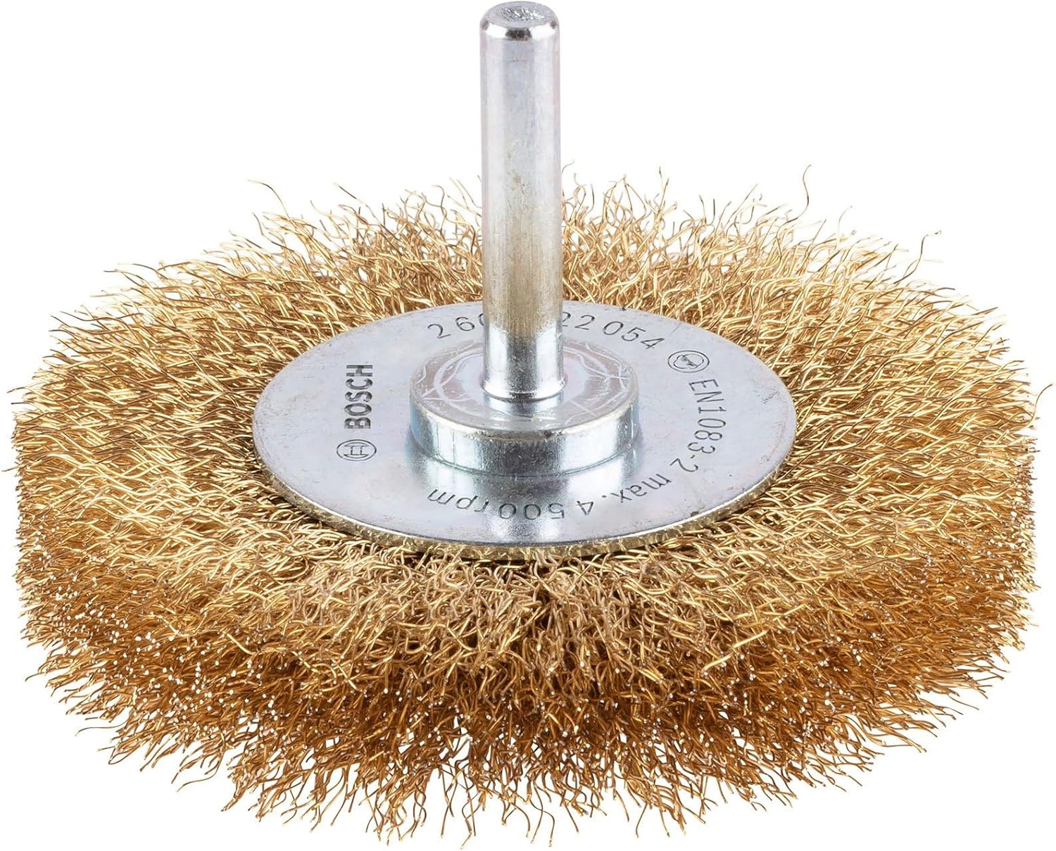 Bosch Professional 2608622054 6Mm Shank Wheel 70Mm, Crimped Wire, 0.2Mm Brass, 0.2 Mm image number 3