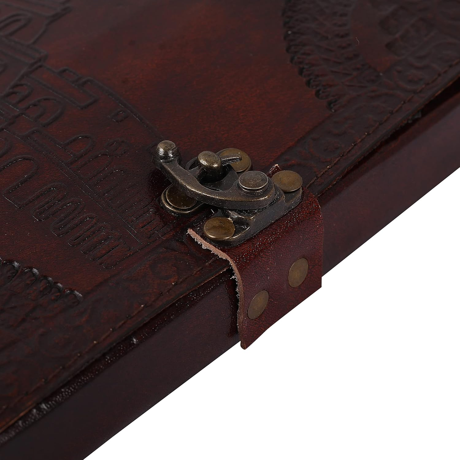 OVERDOSE Colosseum Brown Leather Journal - Handmade Journal for Students, Office Bound Leather Journal for Men & Women | Sketchbook | Notebook Diary - 5 X 7 Inches | 12 X 17 Cm | A6 image number 2