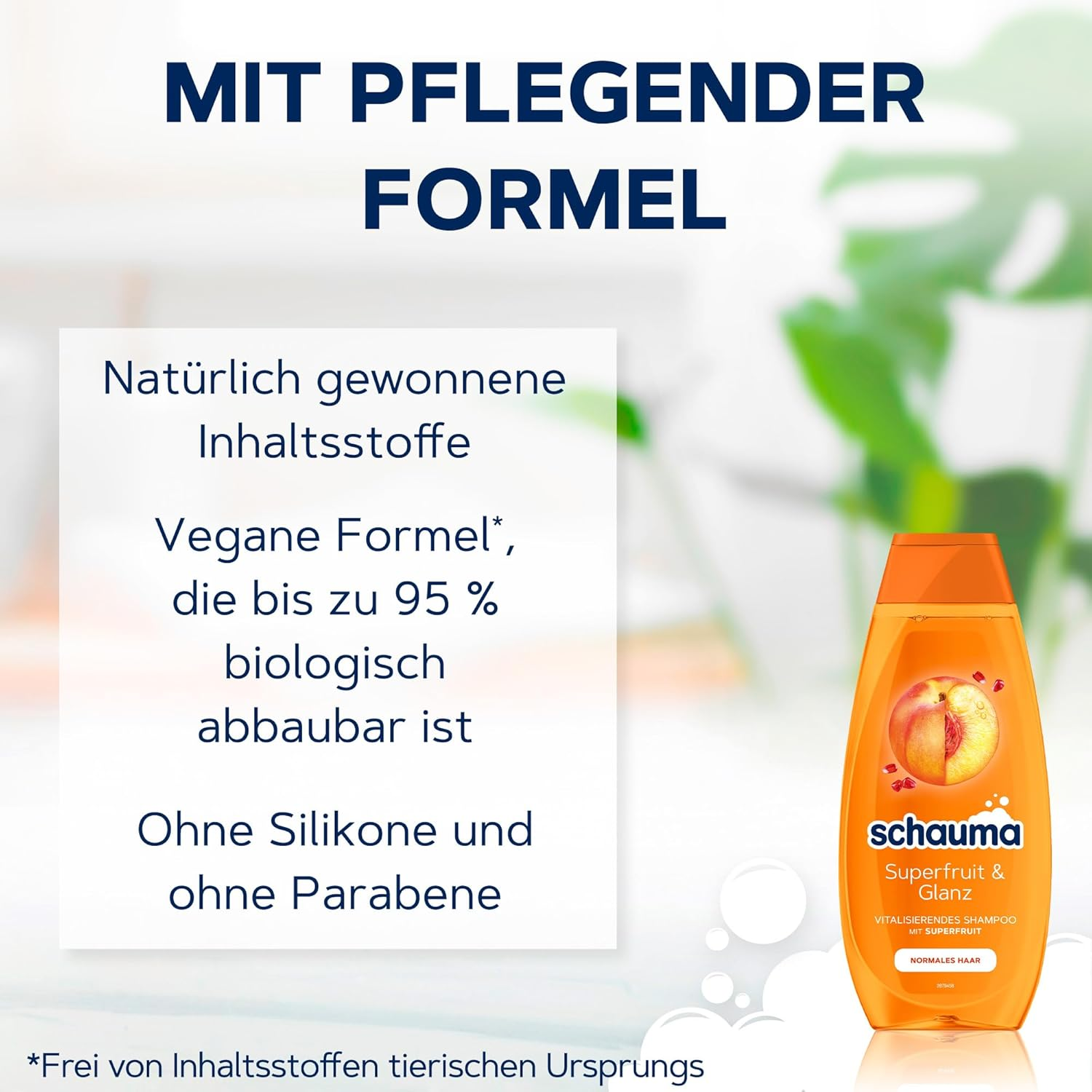 Schwarzkopf Schauma Shampoo, Superfruit & Gloss, 400 ML image number 1