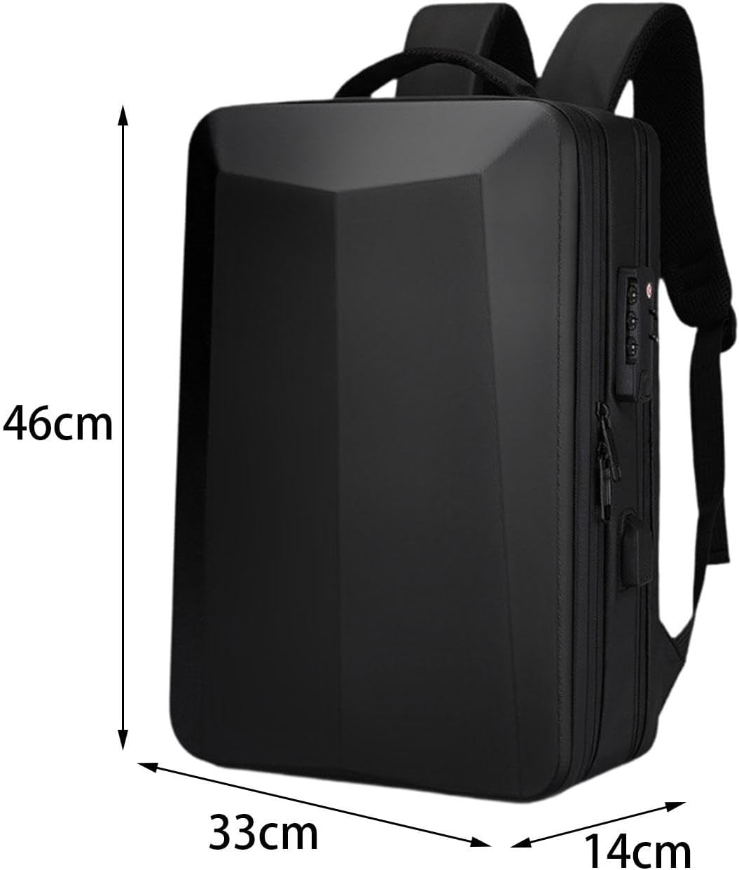 Baotyjie Hard Shell Laptop Backpack Gaming Laptop Bag Water Resistant Computer Backpack Men Gaming Backpack for Women Men Commuting image number 4