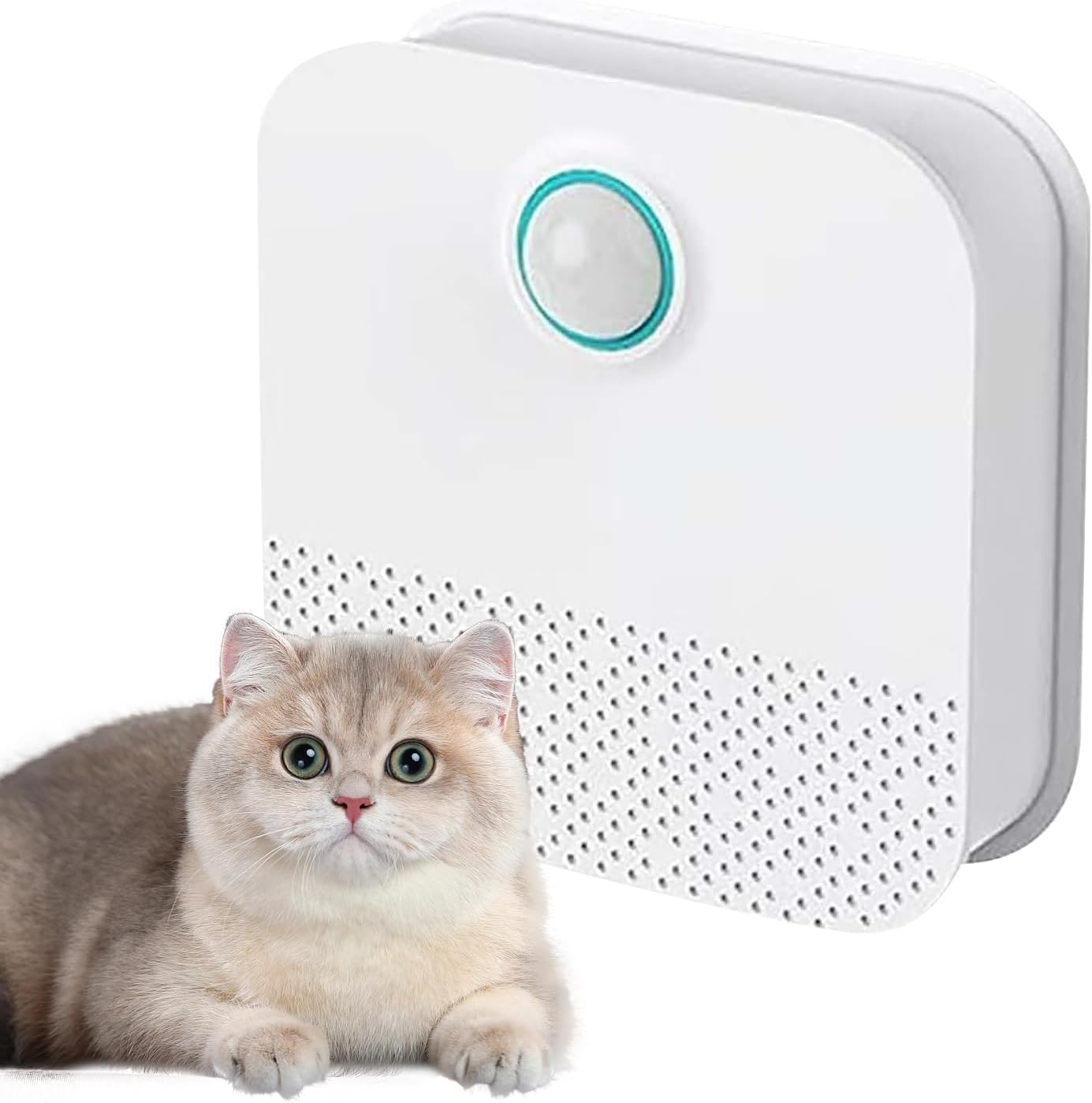 Cat Deodorizer for Litter Box - Safe Poop Odor Remover,Automatic Sensor Litter Freshener - for Home Bathroom House Closet Laundry Indoor Outdoor Floor