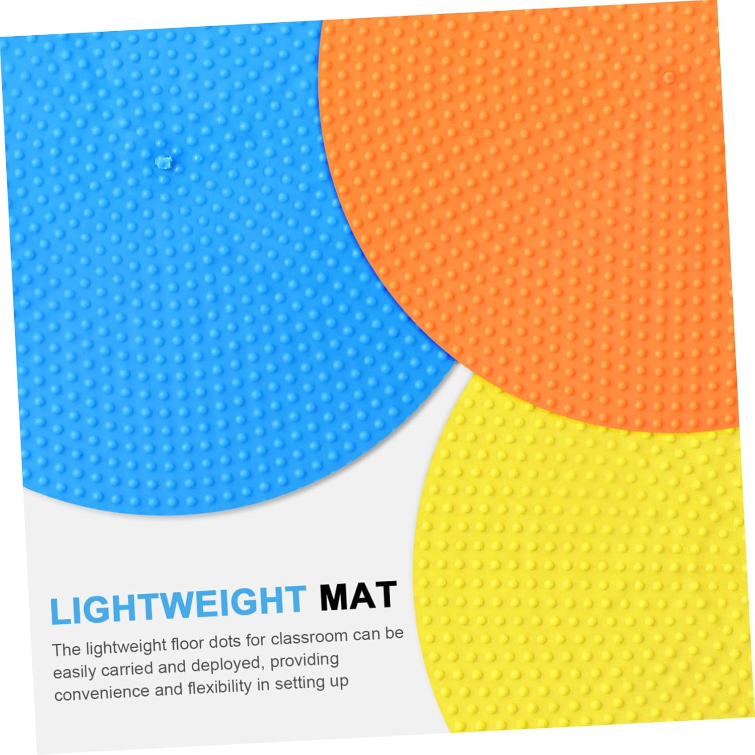 JOINPAYA Spot Markers 14 Pcs round Flat Non-Slip Discs for Boys and Girls Agility Training and Classroom Activities Soft Sturdy Material image number 3