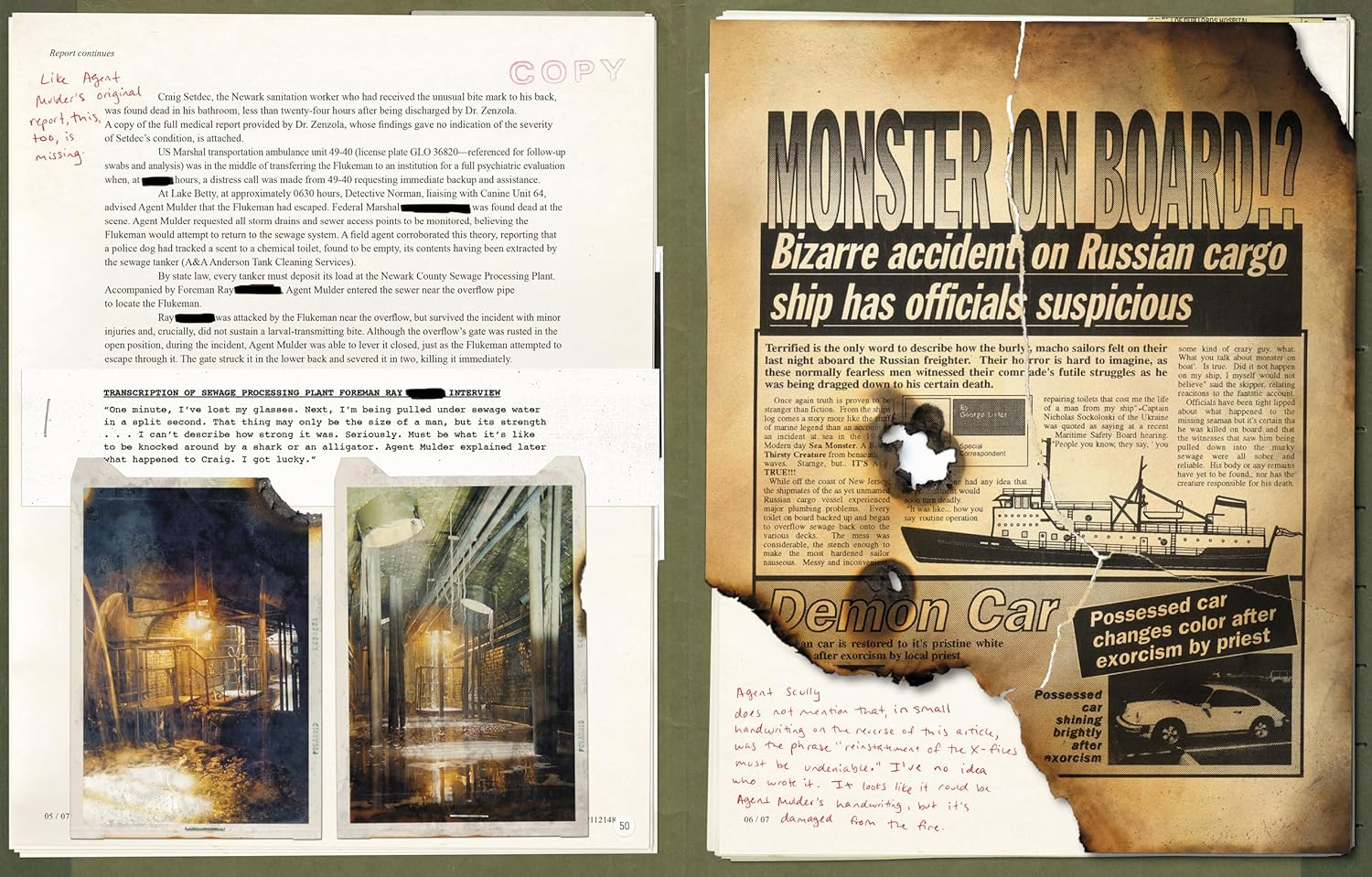 The X-Files: the Official Archives:Cryptids, Biological Anomalies, and Parapsychic Phenomena image number 2