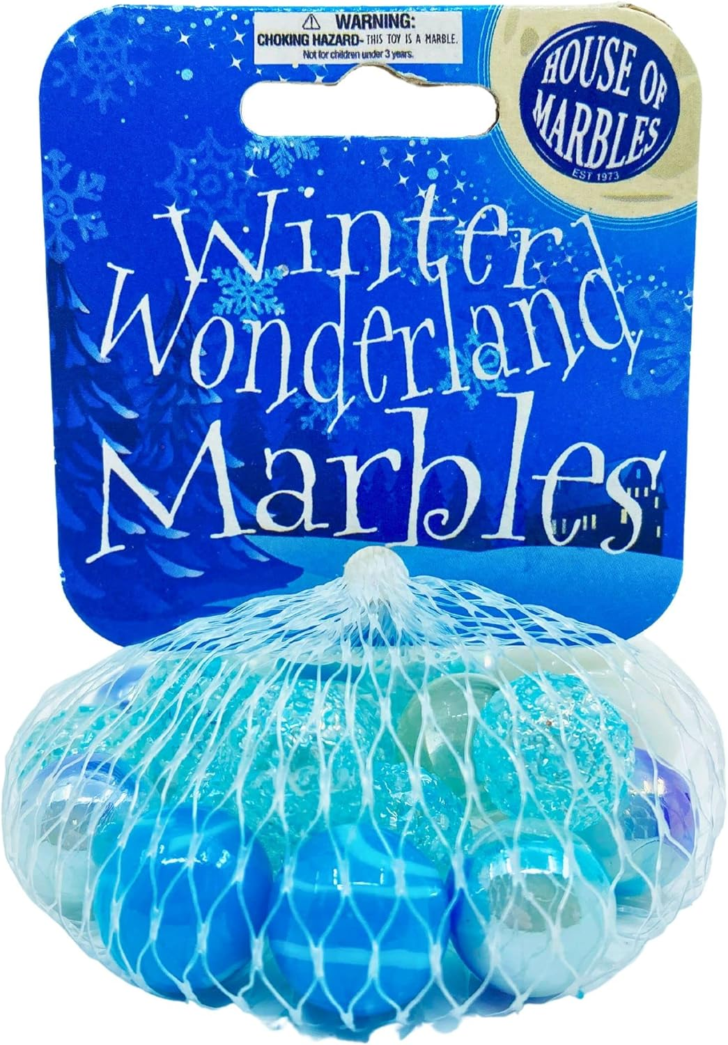 House of Marbles Winter Wonderland Net Bag of Marbles image number 1