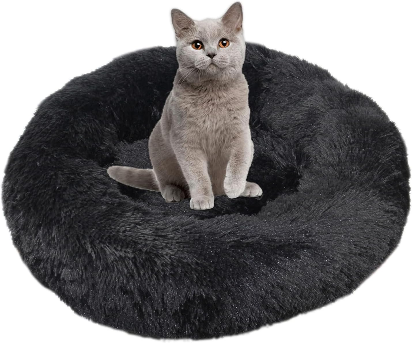 DESIGN for COZY SLEEP: This Pet Bed Is a Semi-Envelope Design, Creating a Safe and Warm Room for Medium-Sized Dogs Who like to Curl up and Stretch Out for a Restful Sleep. the Long-Pile Surface Is Sof